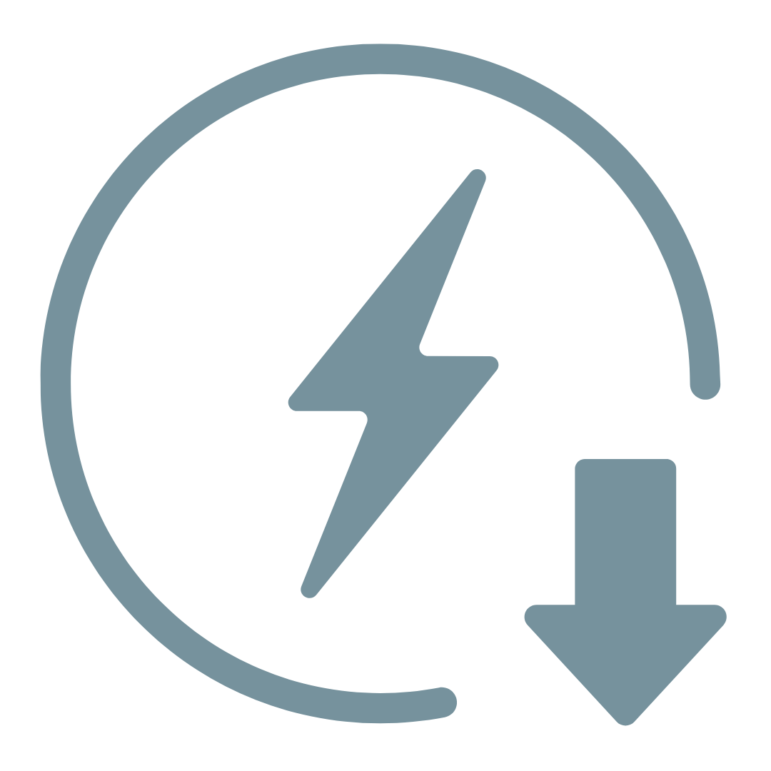 Ícone baixa energia